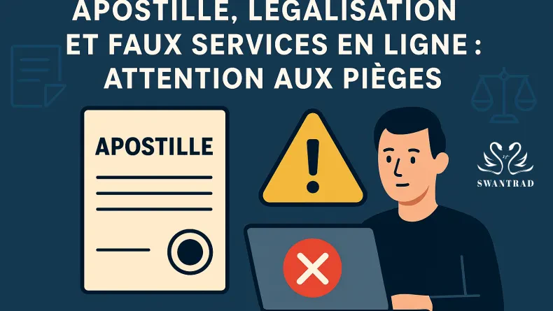 Apostille, légalisation et pièges des services en ligne : guide pratique pour éviter les arnaques
