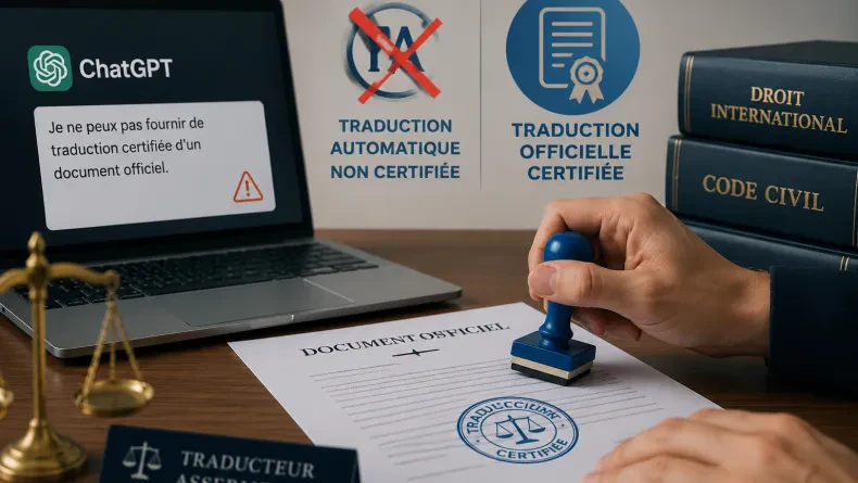 Pourquoi ChatGPT ne peut pas traduire un document officiel : reportage et décryptage