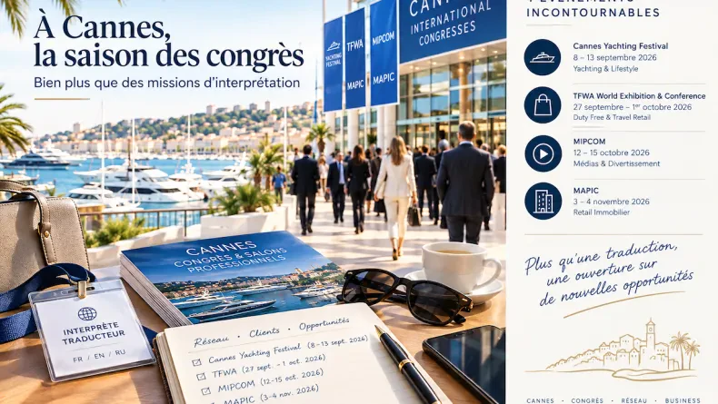 Congrès à Cannes : et si votre prochaine mission se trouvait déjà dans votre carnet d’adresses ?