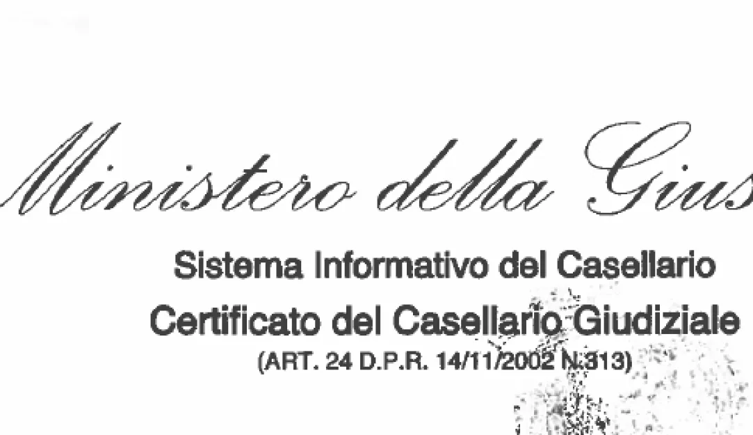 traduzione giurata casellario giudiziale/traduction assermentée casier judiciaire