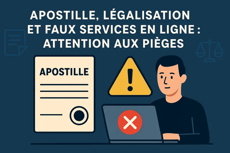 fraude apostille en ligne