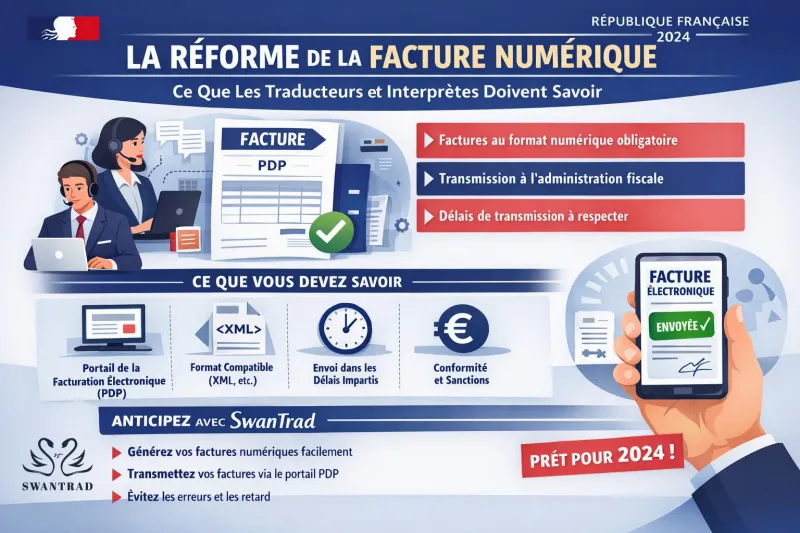 facture numerique traducteur